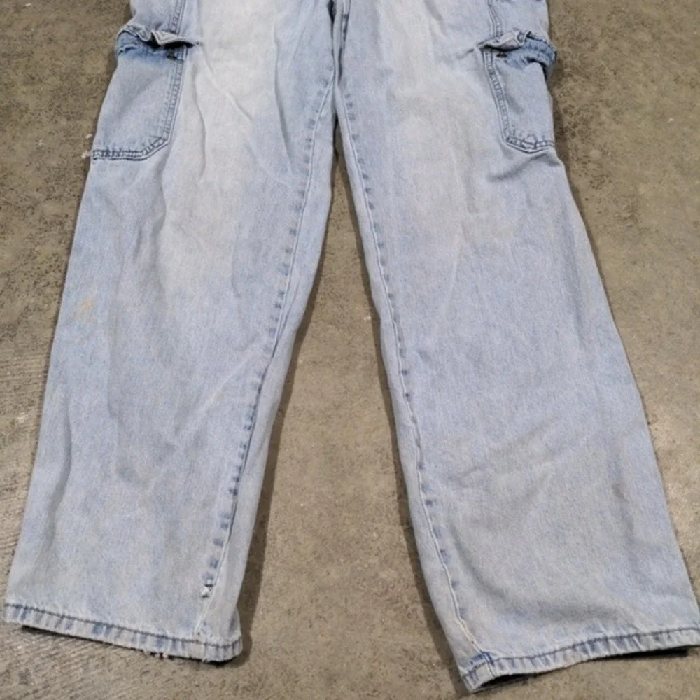 Y2K‎ Empyre Tori Light Wash Denim Cargo Pants Size 10 Skate Streetwear Style VTG